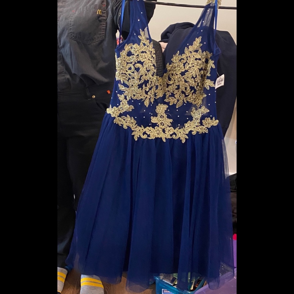 🎉HP🎉 NWT 50% Jc size 9 blue cocktail party - Picture 4 of 10